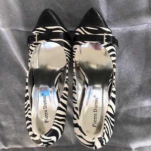 Animal print pumps